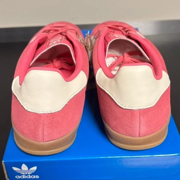 Adidas Gazelle Indoor Pink Suede Sneakers - Picture 6 of 12